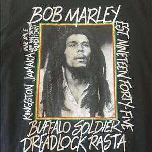 Black Bravado VGUC Bob Marley Graphic T-Shirt